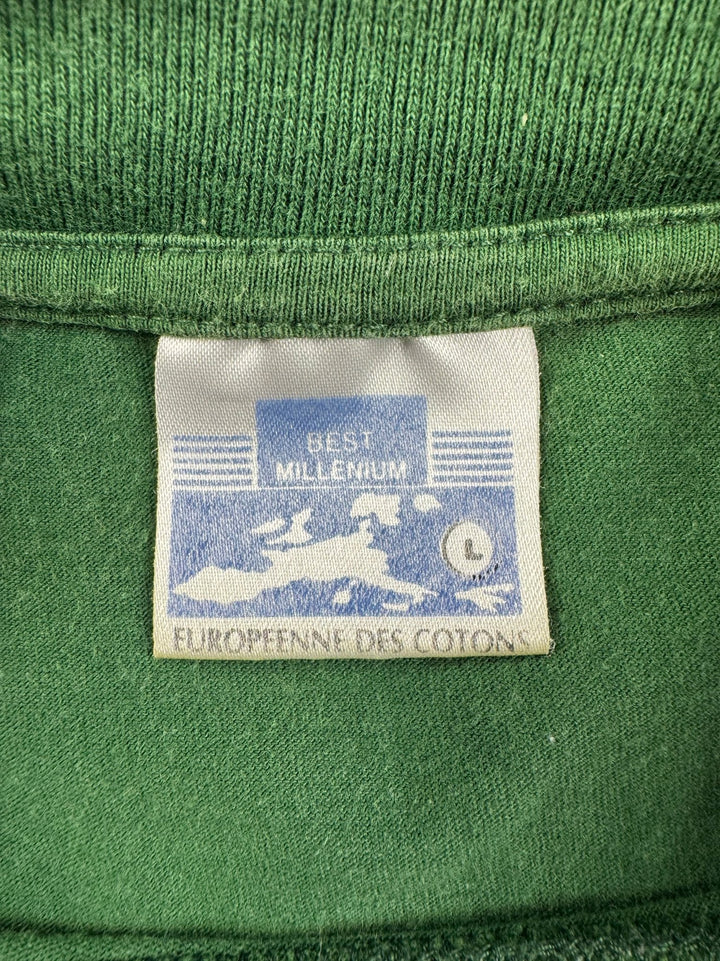 Mont St Michel Green T-Shirt - M/L - Think Vintage ltd