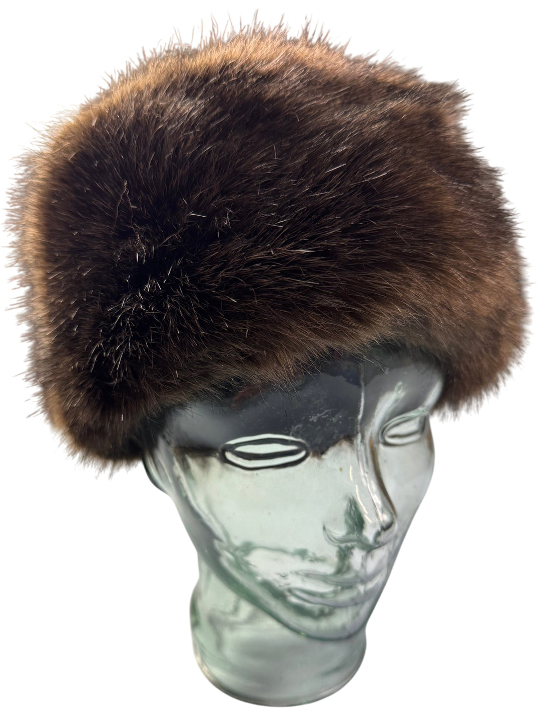 Moore And Moore Faux Fur Hat - S - Think Vintage