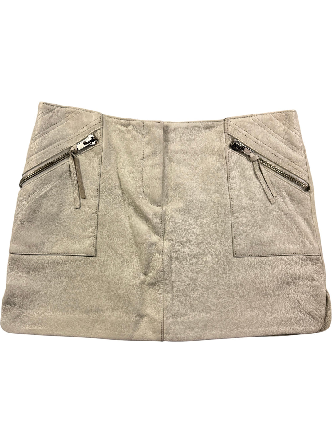 Morgan Leather Skirt - M - Think Vintage Online Ltd