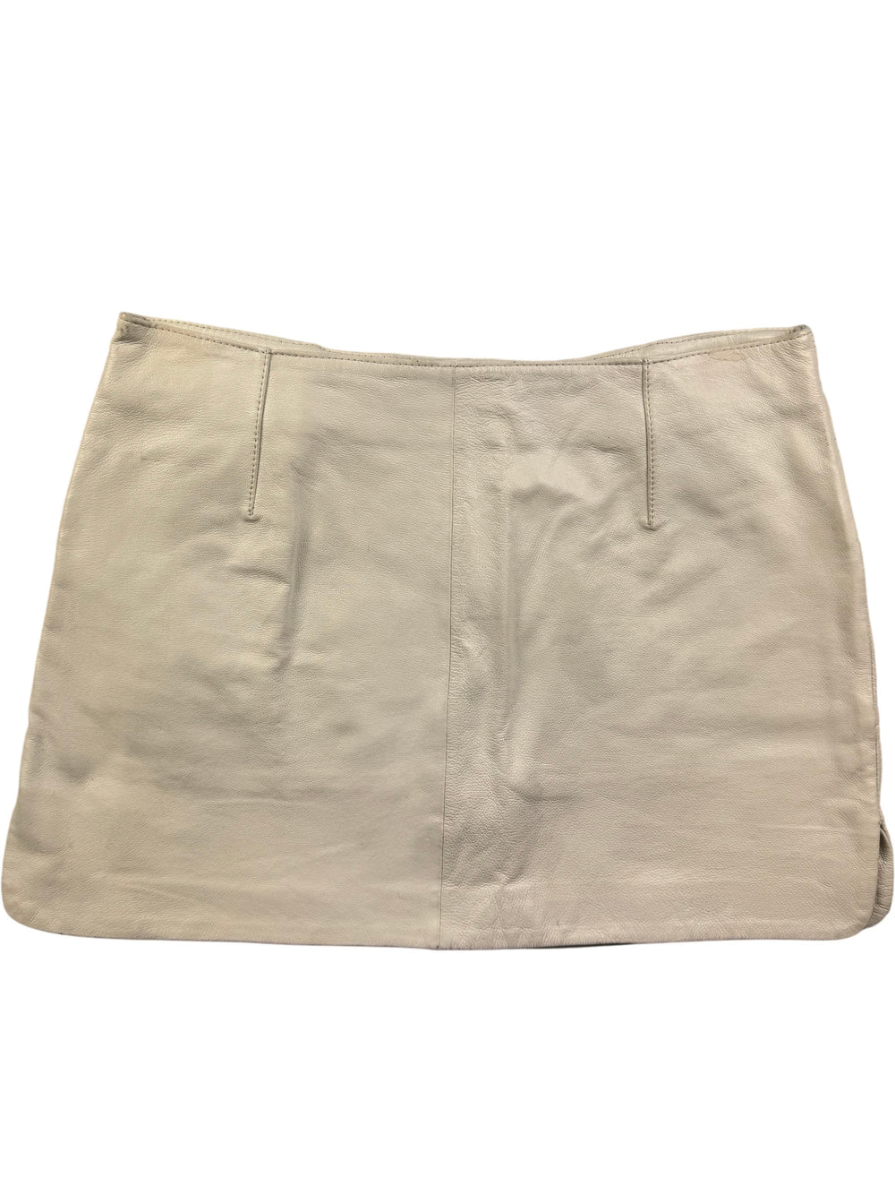 Morgan Leather Skirt - M - Think Vintage Online Ltd