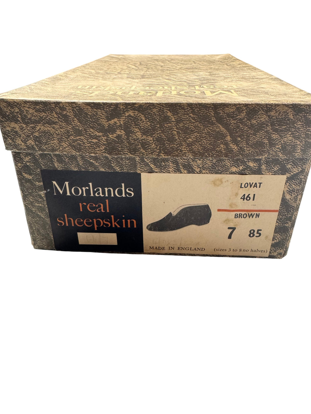 Morlands Sheepskin Brown Slippers with box - Think Vintage Online Ltd