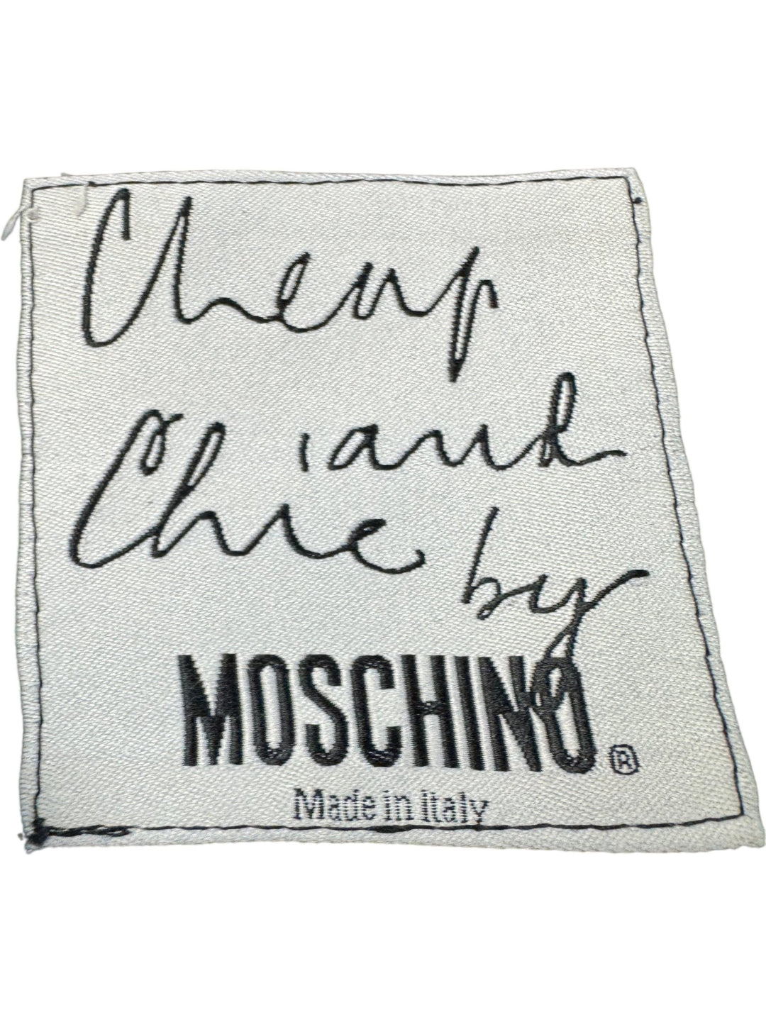 Moschino Cheap And Chic Black Mini Skirt - W28 - Think Vintage ltd