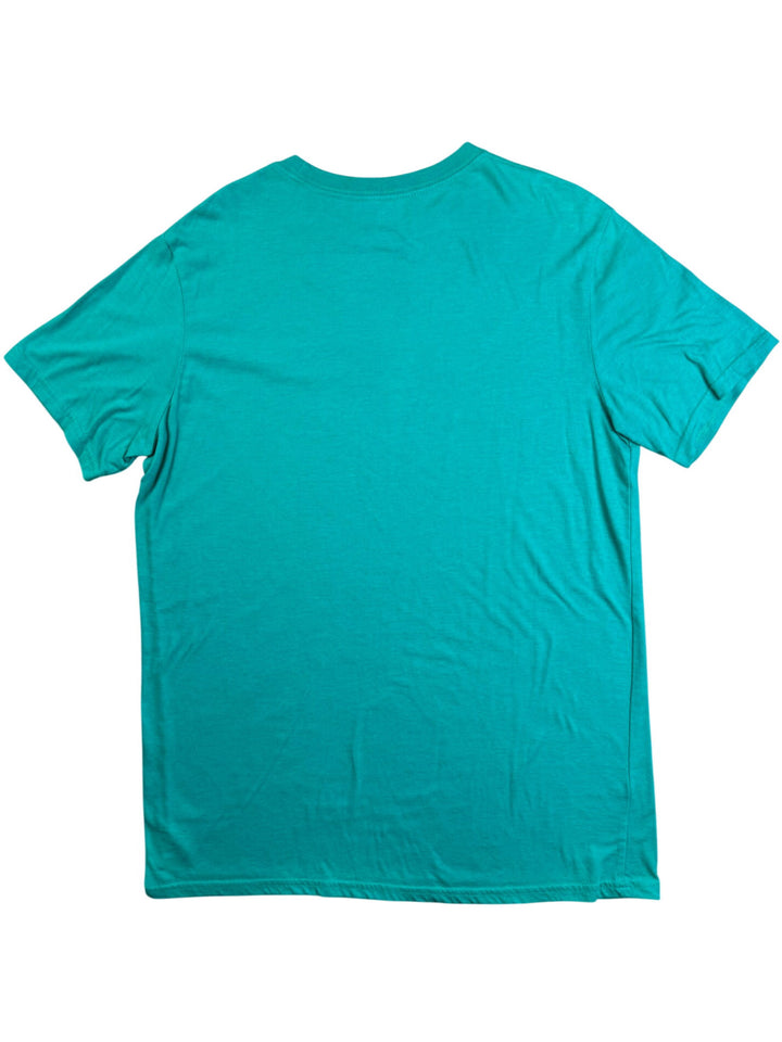 Mossimo Green T-Shirt with $$$ Print - M