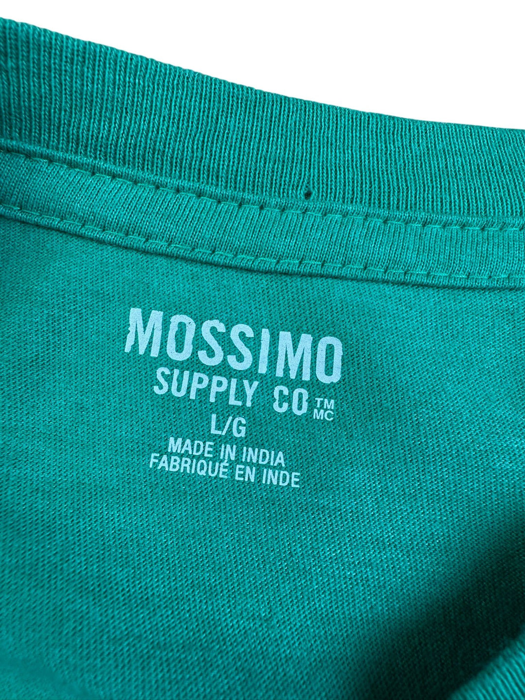 Mossimo Green T-Shirt with $$$ Print - M