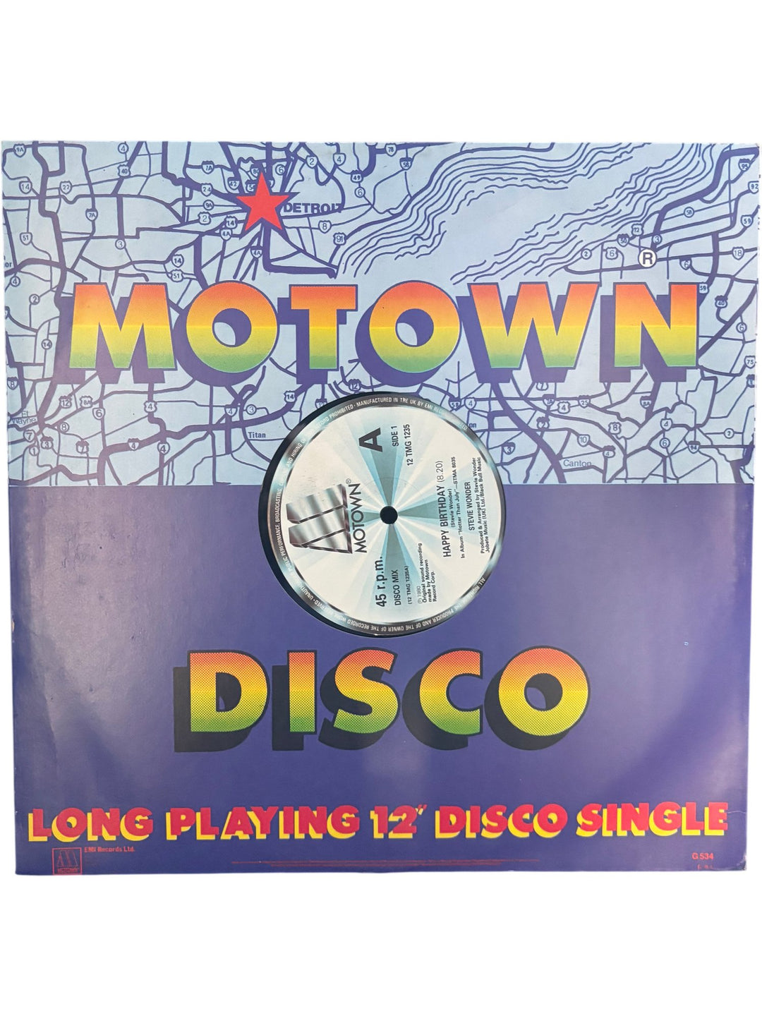 Motown 12" Disco Single Record - Think Vintage ltd