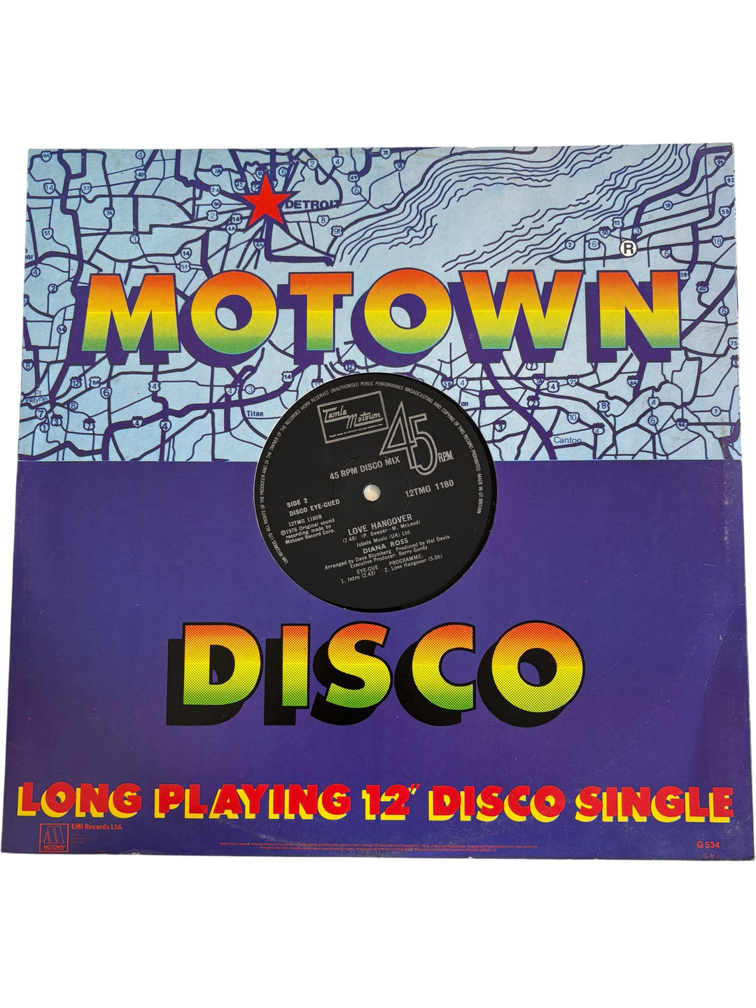 Motown 12" Disco Single Supremes' Medley Diana Ross - Very Good - Think Vintage ltd