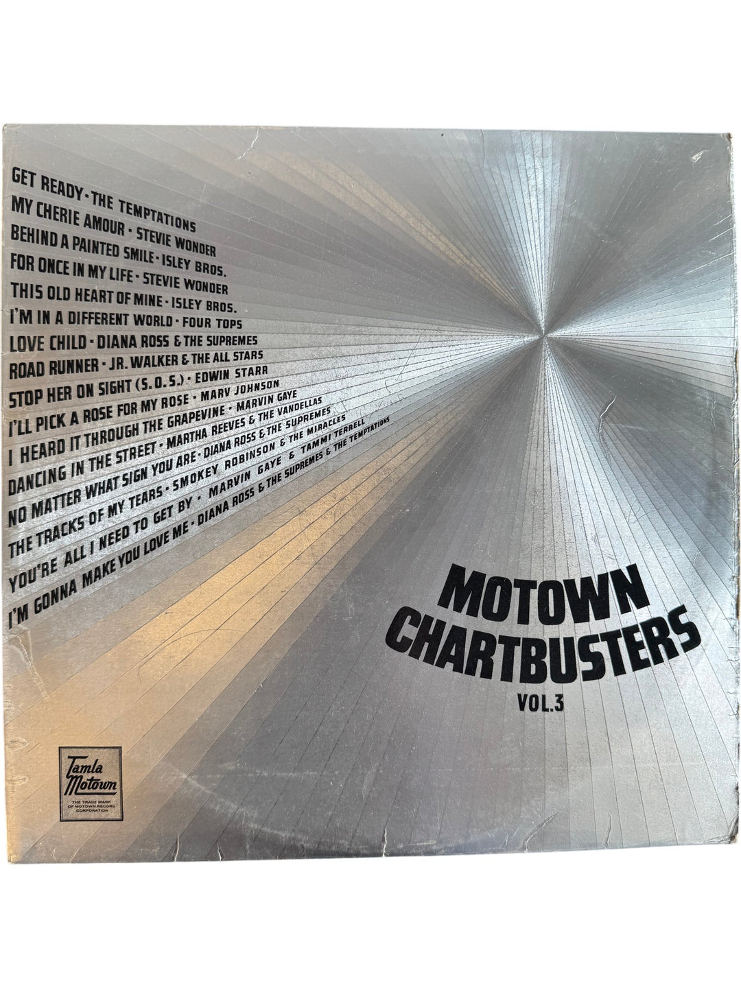 Motown Chartbusters Vol 3 LP - Fair - Think Vintage ltd