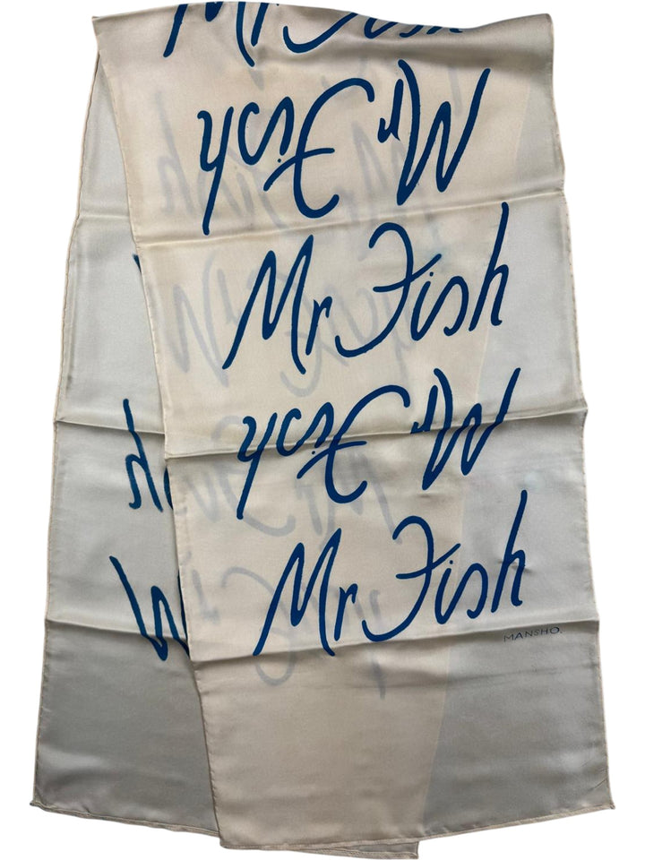 Mr Fish X Mansho Silk Scarf - Think Vintage