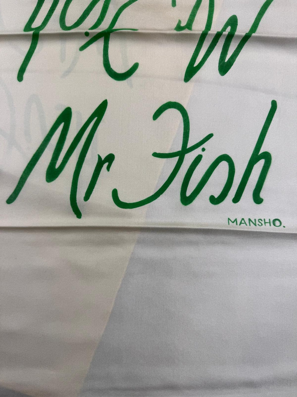 Mr Fish X Mansho Silk Scarf - Think Vintage