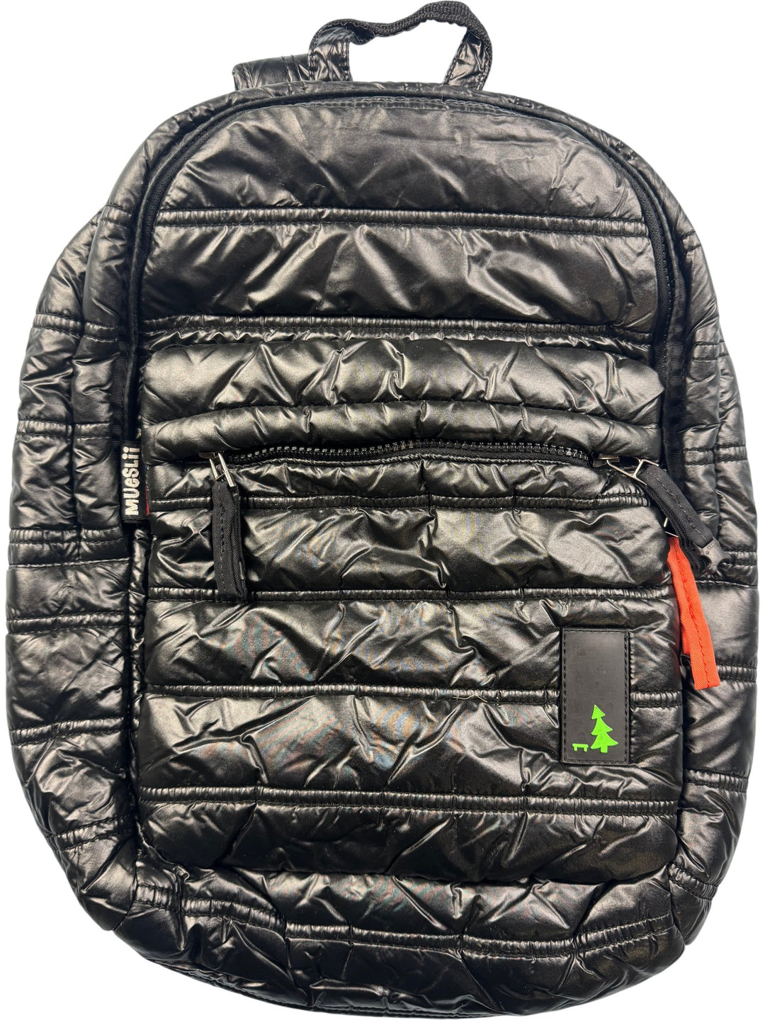 Mueslii Black Quilted Backpack - Think Vintage ltd
