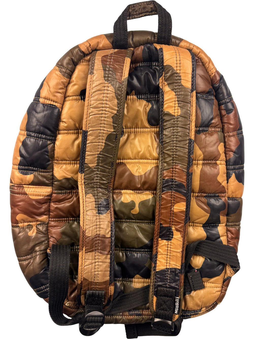 Mueslii Camouflage Quilted Military Backpack - Think Vintage ltd