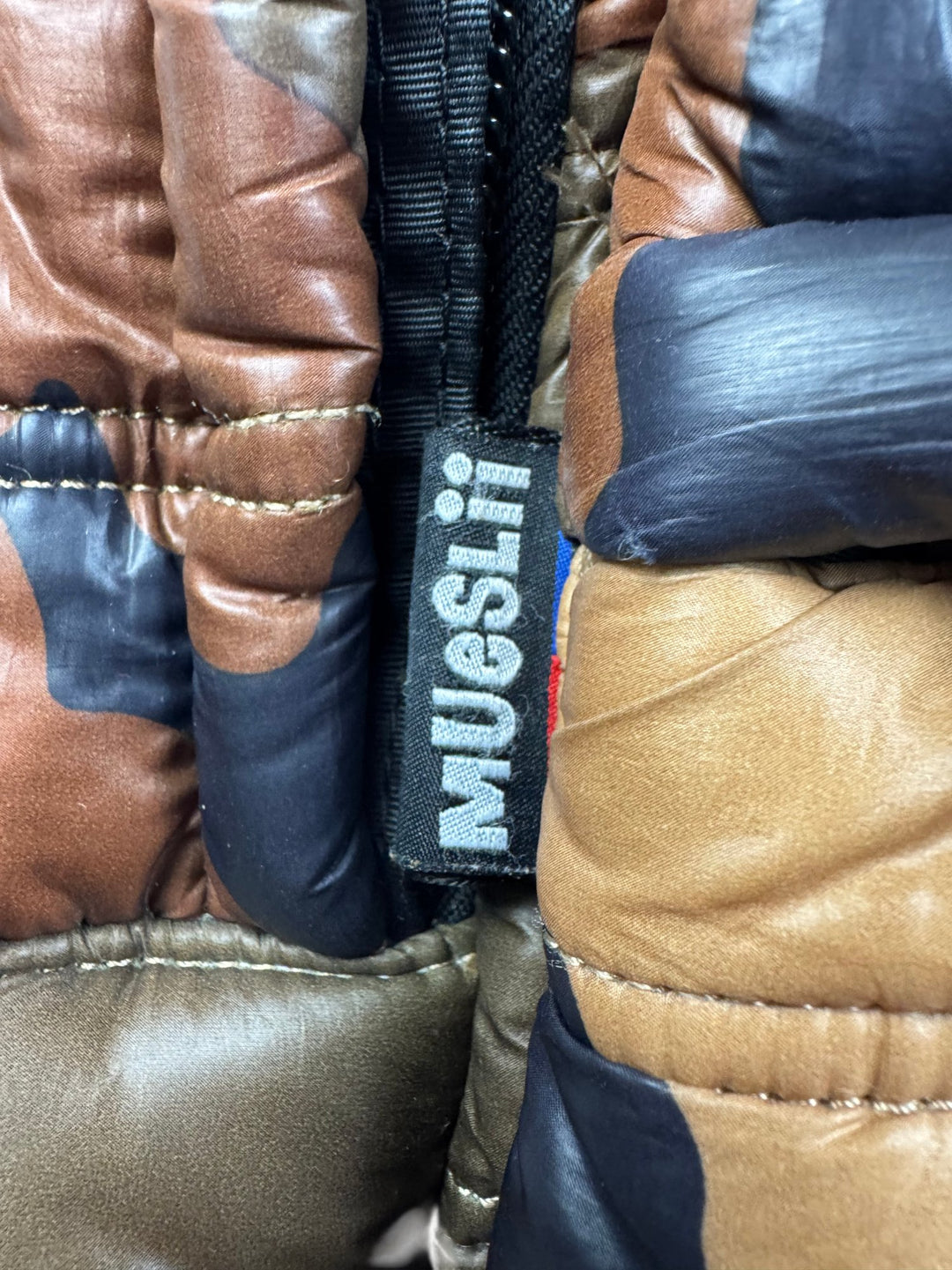 Mueslii Camouflage Quilted Military Backpack - Think Vintage ltd