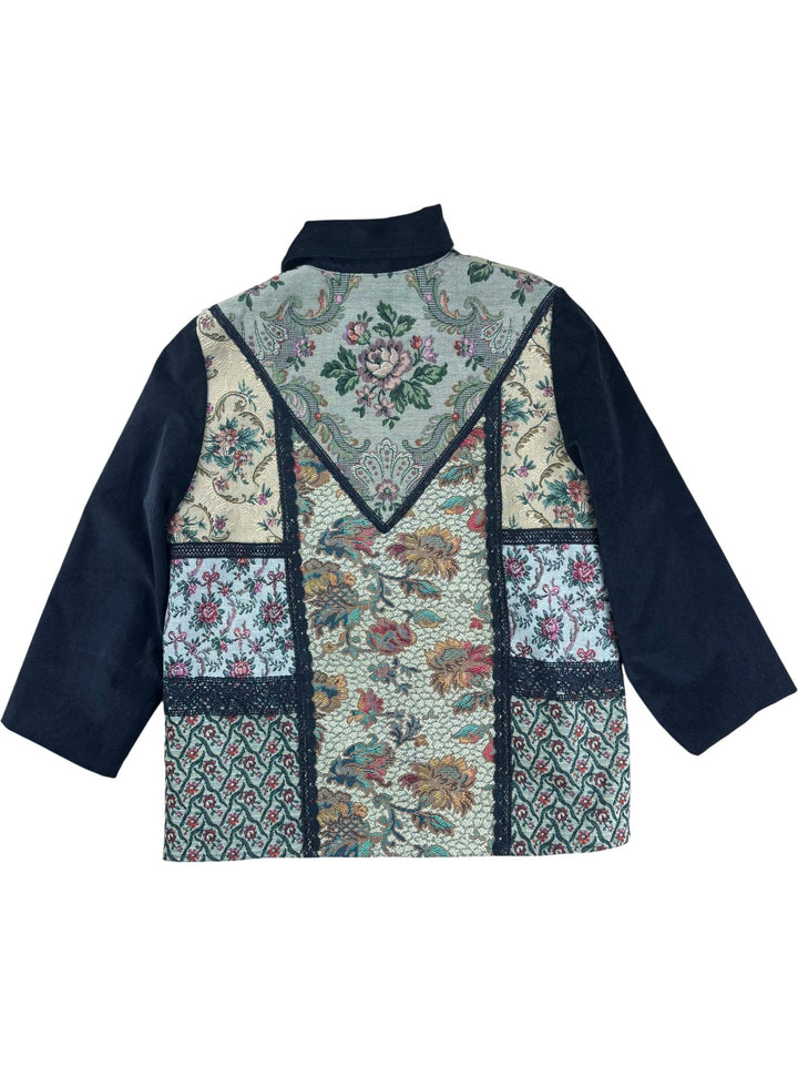 Multi-Patterned Tapestry Jacket - M - Think Vintage ltd