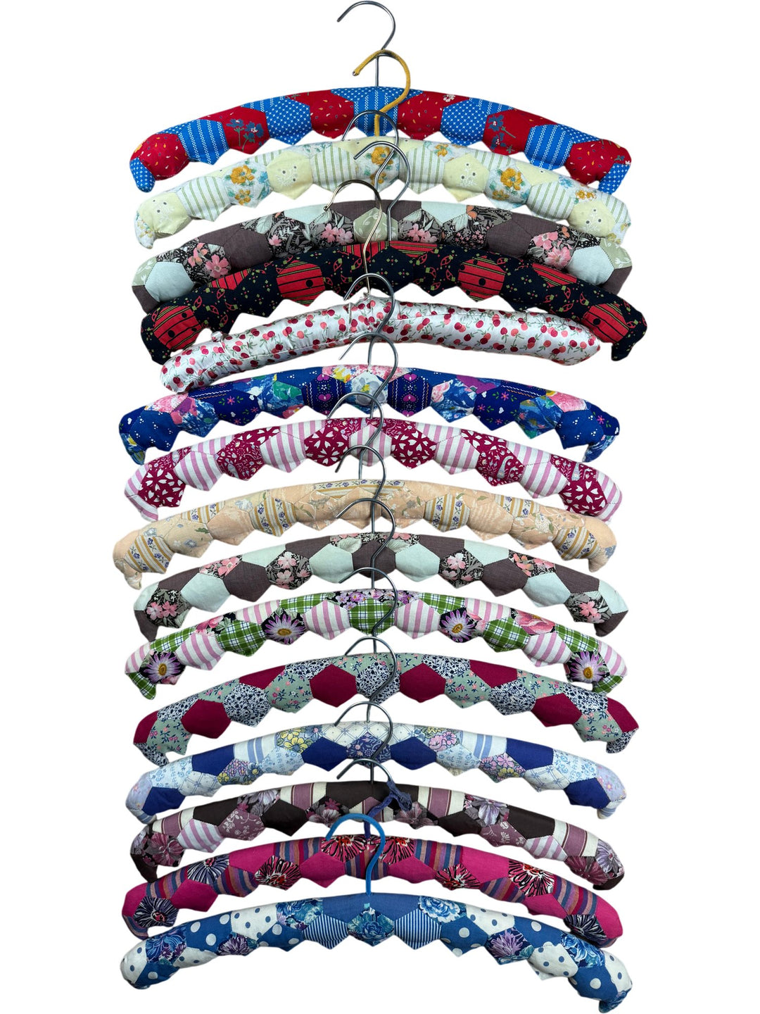 Multicolor Padded Hanger Set - Think Vintage ltd