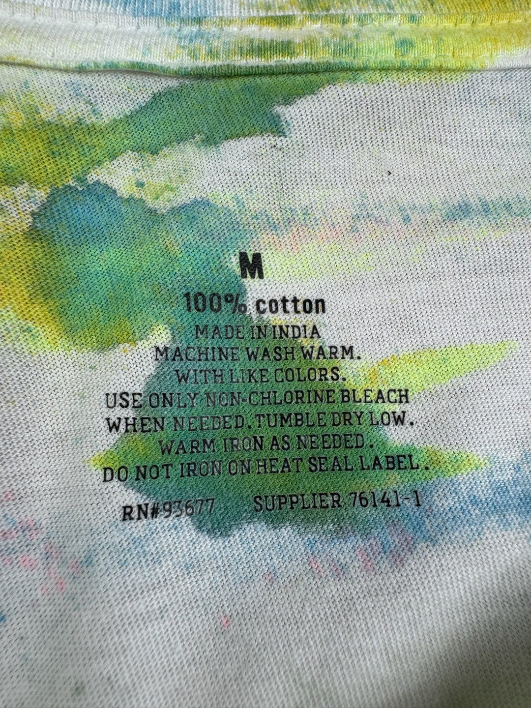 Multicolor Tie-Dye Cotton T-Shirt - S/M