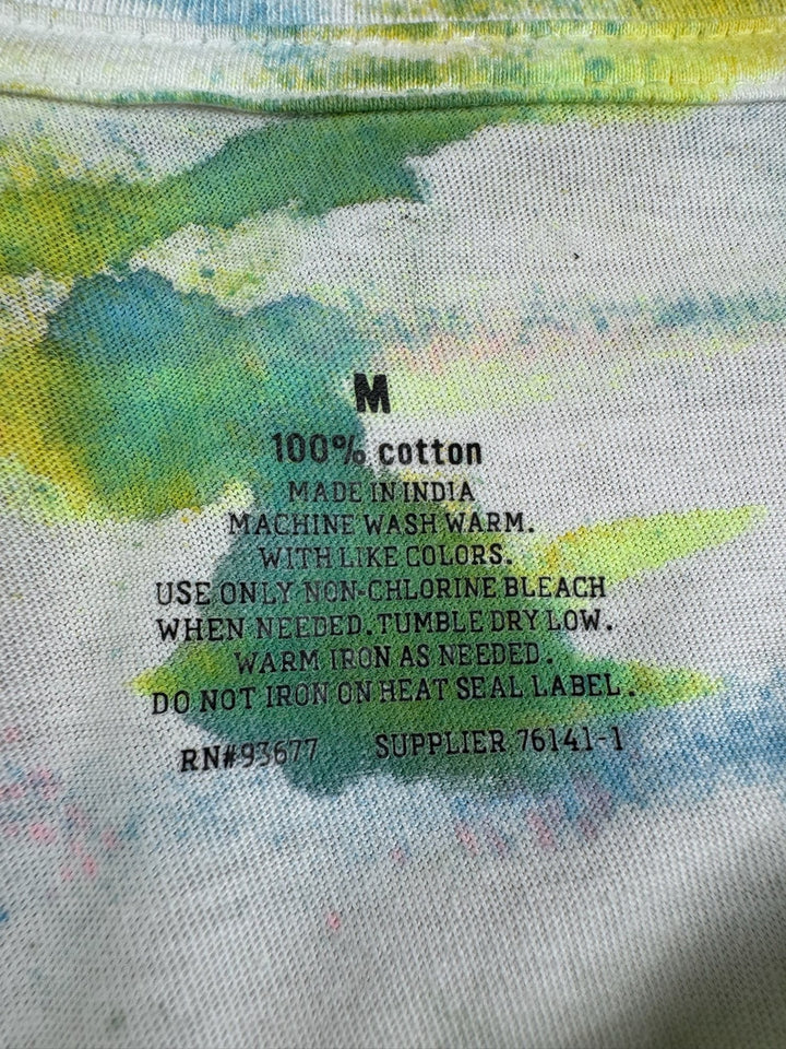 Multicolor Tie-Dye Cotton T-Shirt - S/M