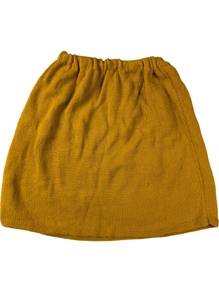 Mustard Cable Knit Dress Set - Think Vintage ltd