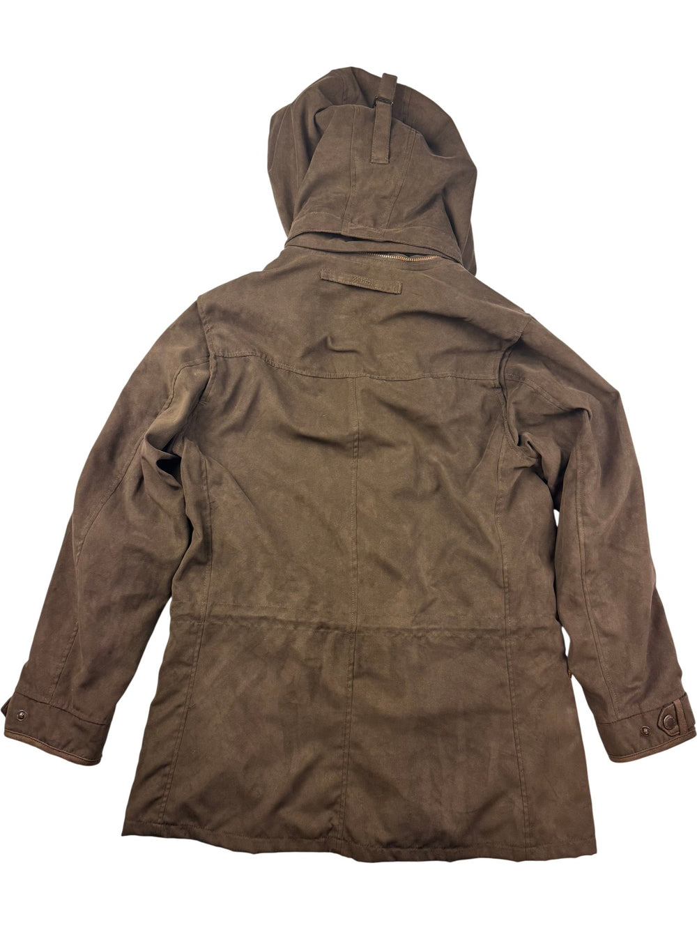 Musto Brown Hooded Jacket - L - Think Vintage ltd