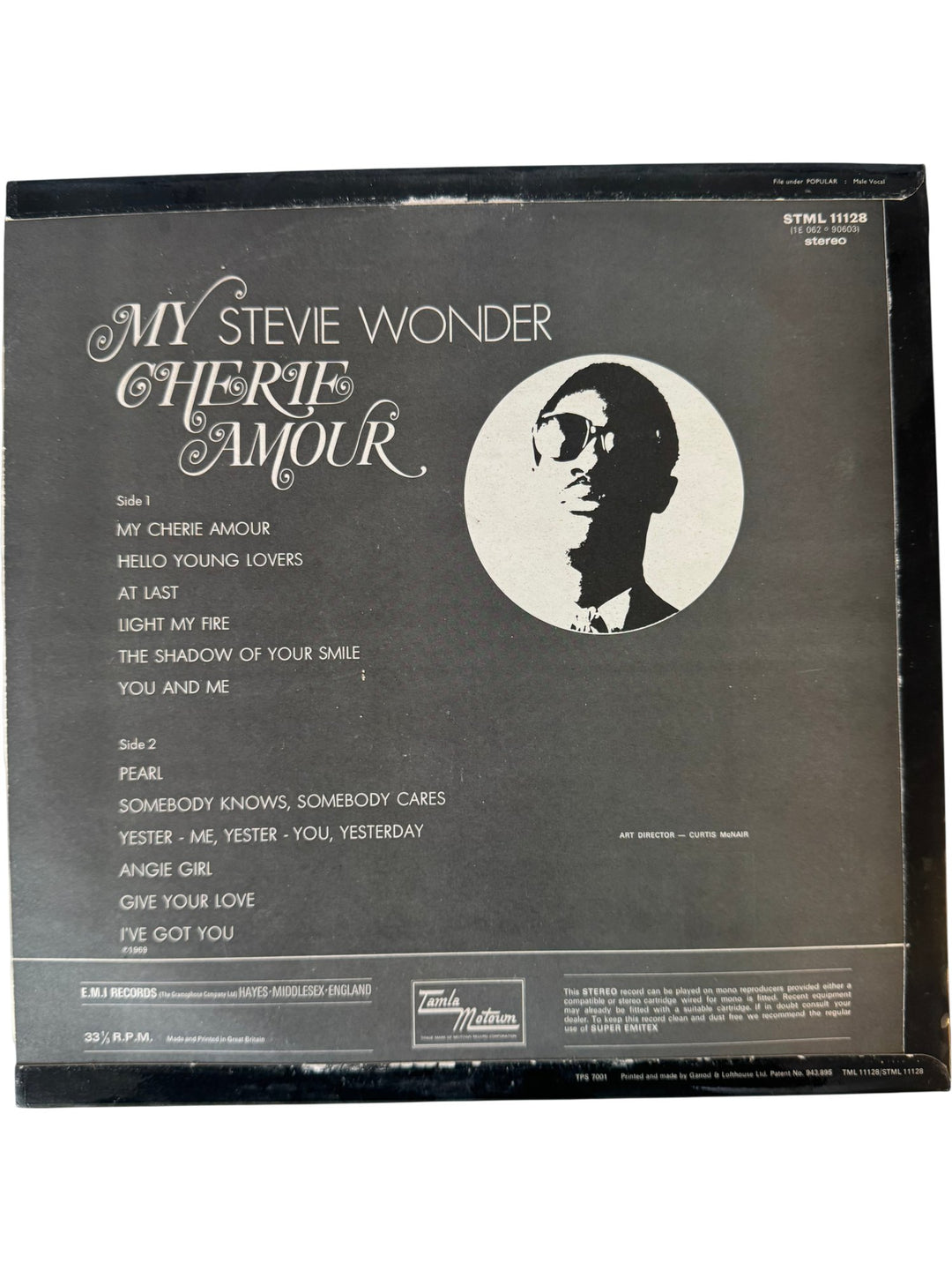 My Cherie Amour Stevie Wonder Vinyl Record - Very Good - Think Vintage ltd