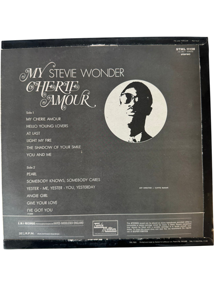 My Cherie Amour Stevie Wonder Vinyl Record - Very Good - Think Vintage ltd
