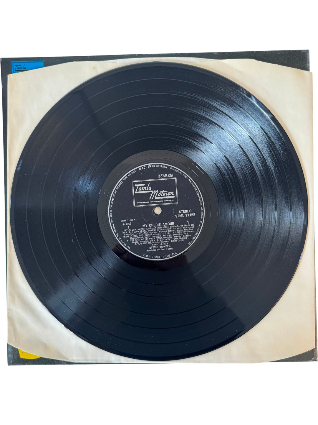 My Cherie Amour Stevie Wonder Vinyl Record - Very Good - Think Vintage ltd
