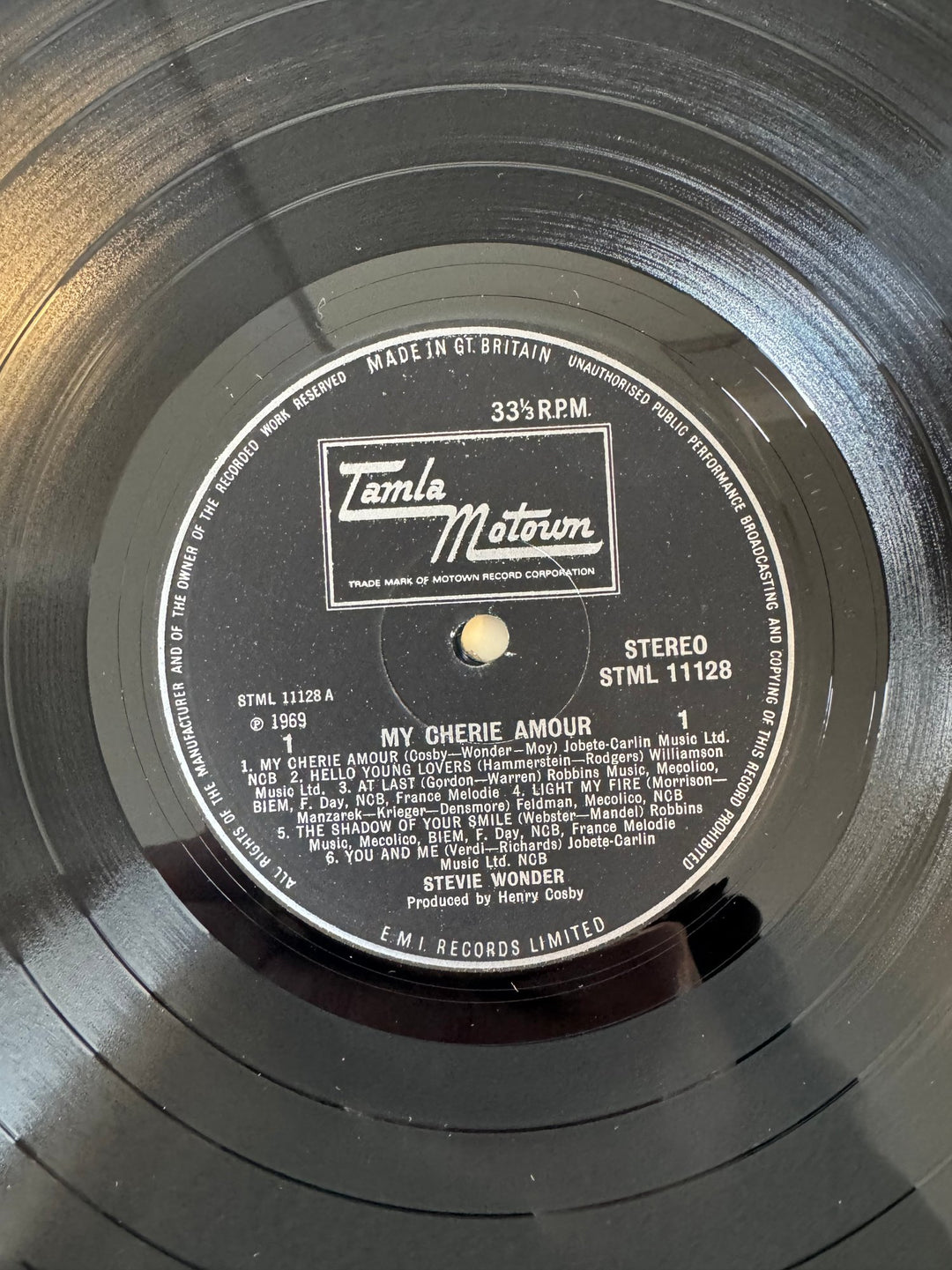 My Cherie Amour Stevie Wonder Vinyl Record - Very Good - Think Vintage ltd