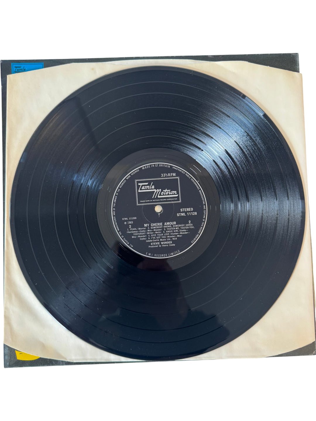 My Cherie Amour Stevie Wonder Vinyl Record - Very Good - Think Vintage ltd