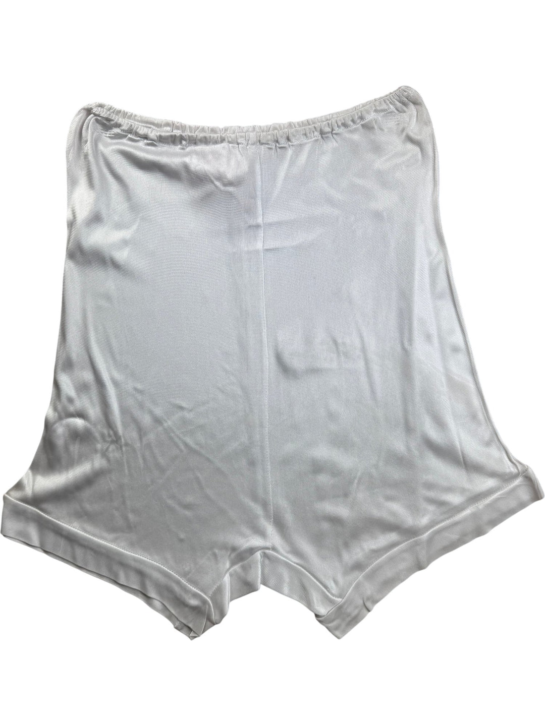 Mylesta White Satin Boxers - Medium - Think Vintage ltd