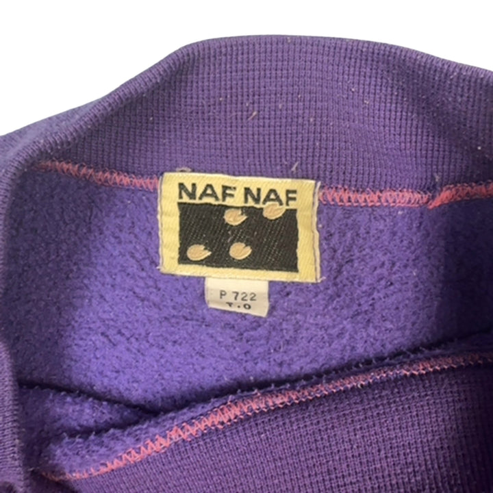 NAF NAF Purple Sweatshirt - 2XL - Think Vintage