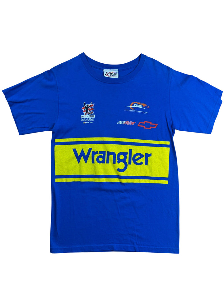 NASCAR Wrangler Dale Jr Blue T-Shirt - S