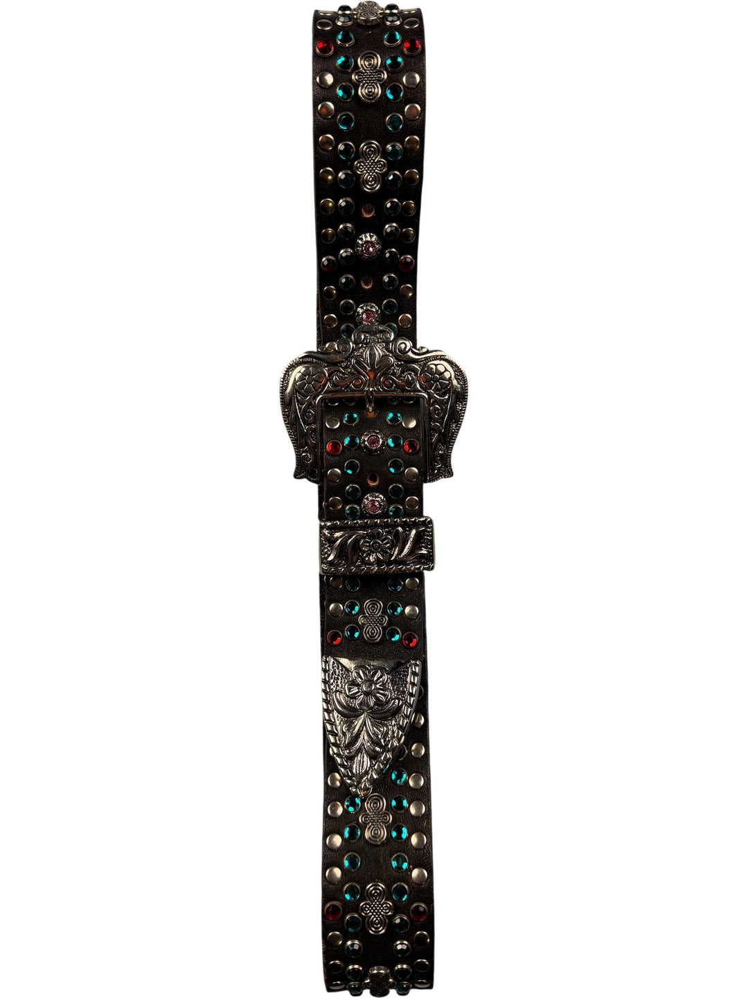 Nanni Italian Embellished Belt - Think Vintage ltd