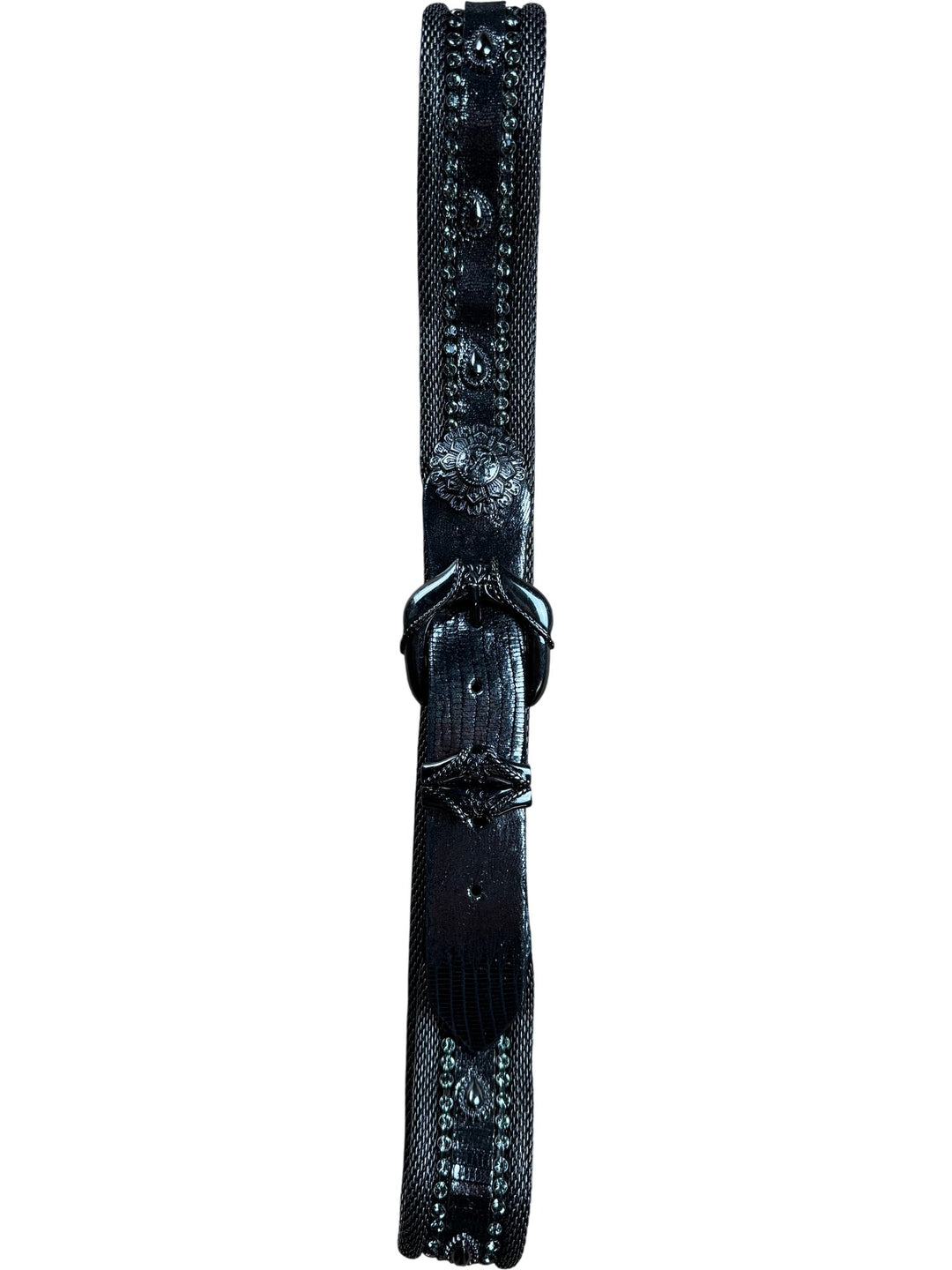 Nanni Leather Embellished Belt - Think Vintage ltd