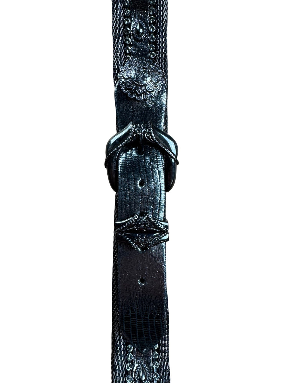 Nanni Leather Embellished Belt - Think Vintage ltd