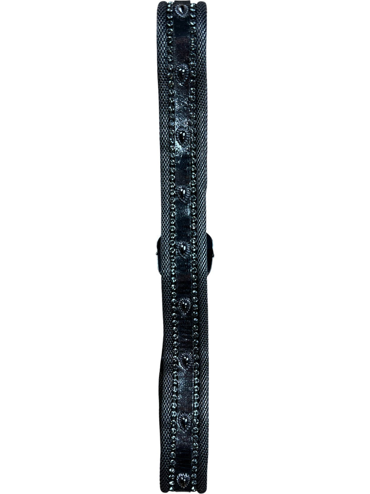 Nanni Leather Embellished Belt - Think Vintage ltd