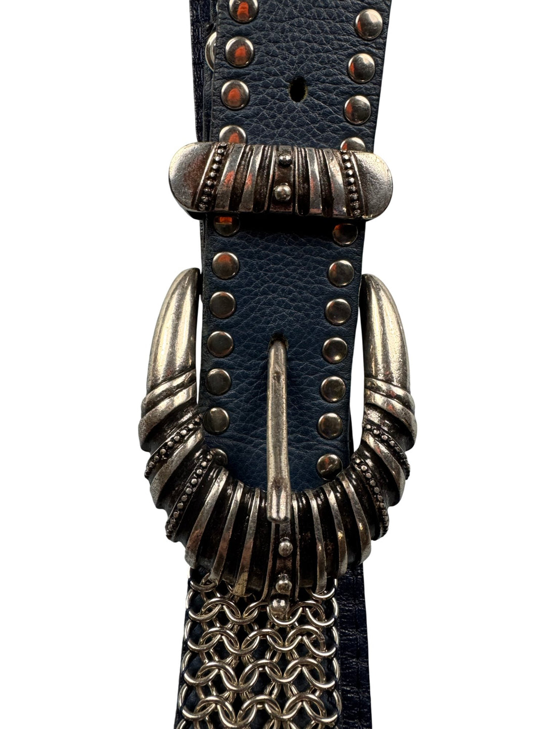 Nanni Studded Leather Belt - Think Vintage ltd