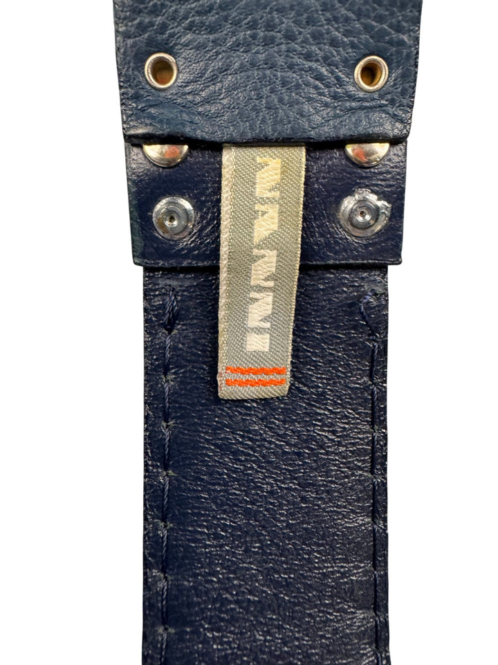 Nanni Studded Leather Belt - Think Vintage ltd