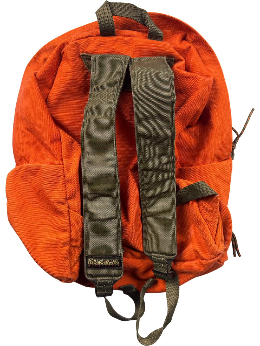 Napapijri Orange Backpack - Think Vintage ltd