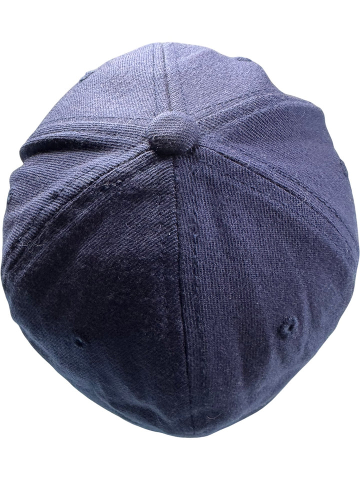 Navy Baseball Cap with Yellow T Embroidery - Think Vintage ltd