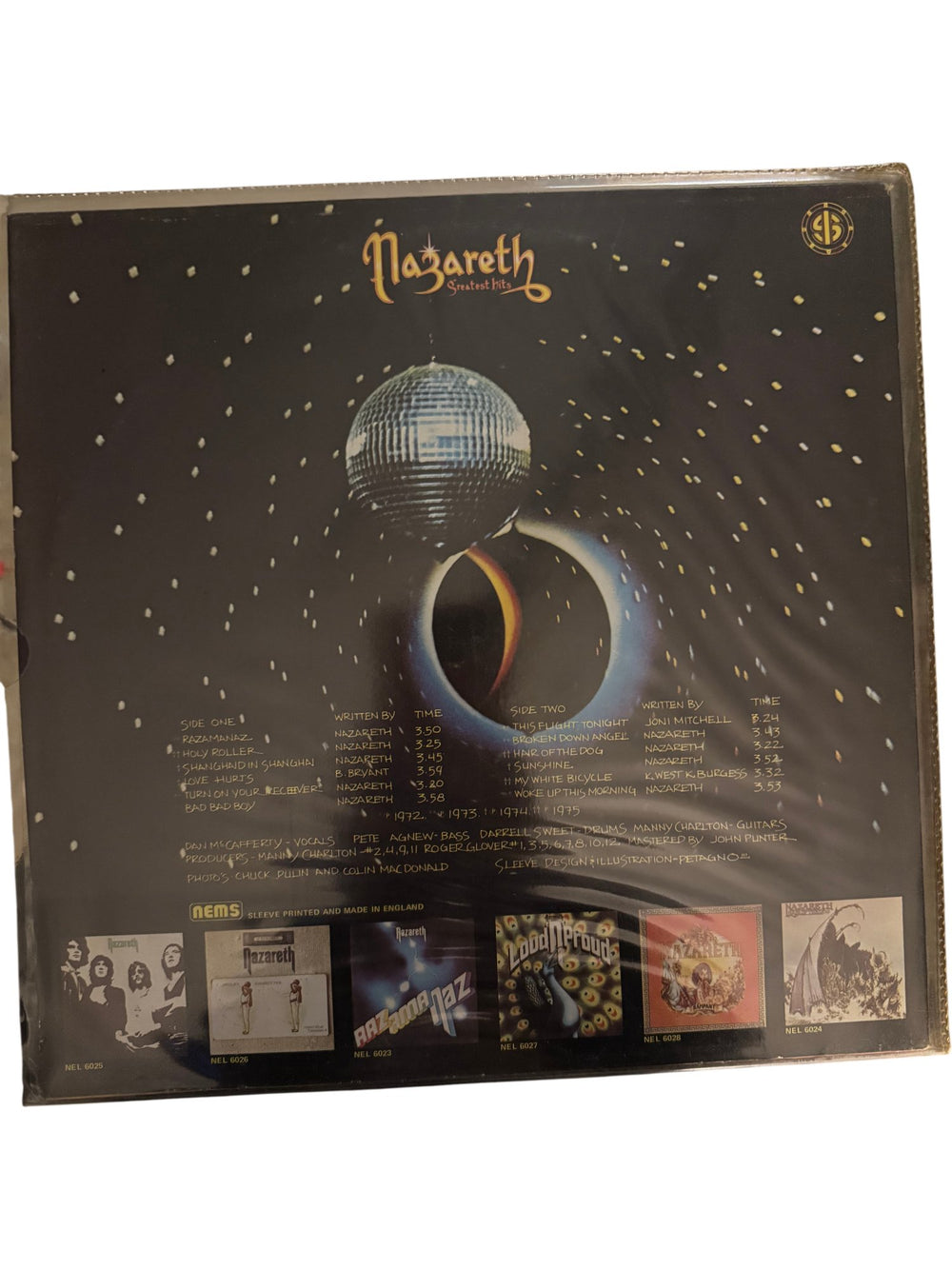 Nazareth Greatest Hits Record - Good - Think Vintage ltd