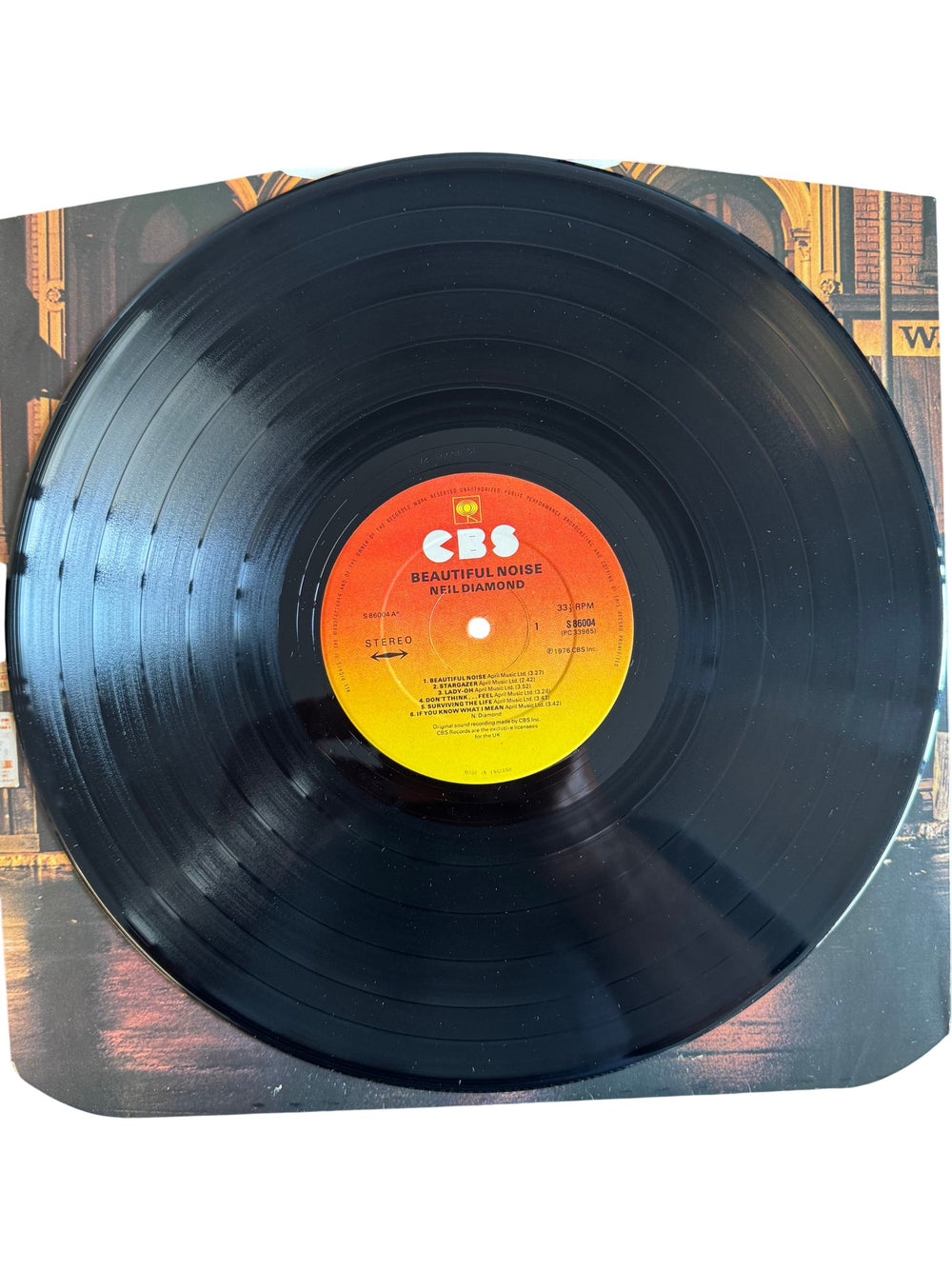 Neil Diamond Beautiful Noise Record - Good - Think Vintage ltd