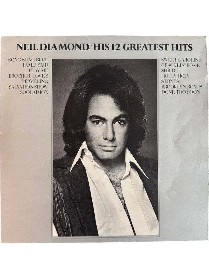 Neil Diamond His 12 Greatest Hits Vinyl - Good - Think Vintage ltd