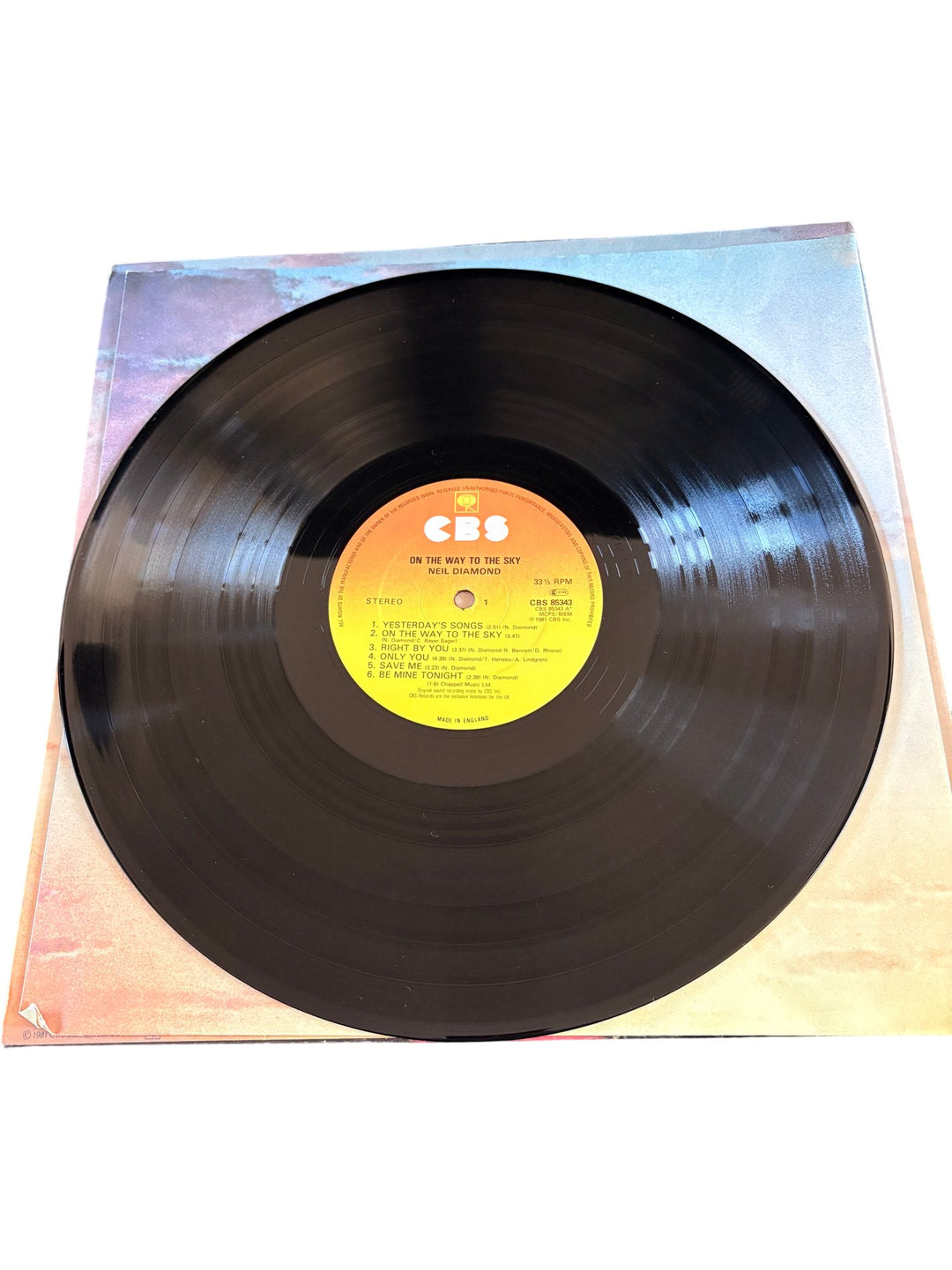 Neil Diamond On The Way To The Sky Album - Good - Think Vintage ltd