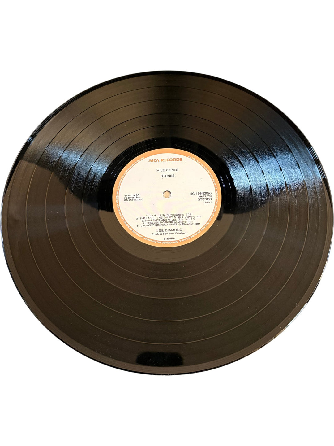 Neil Diamond Stones and Moods Vinyl Record - Good - Think Vintage ltd