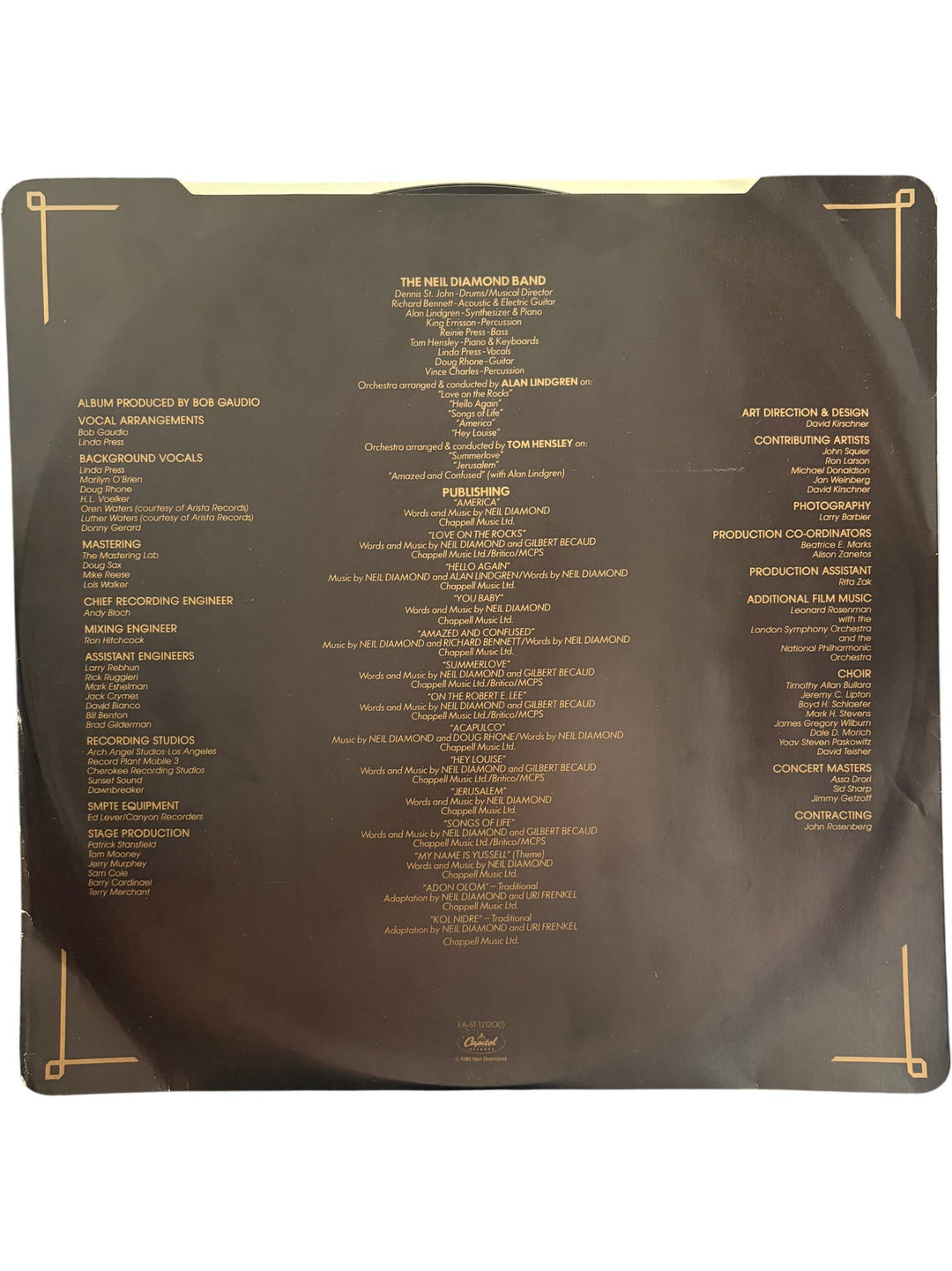 Neil Diamond The Jazz Singer Vinyl Album - Good - Think Vintage ltd