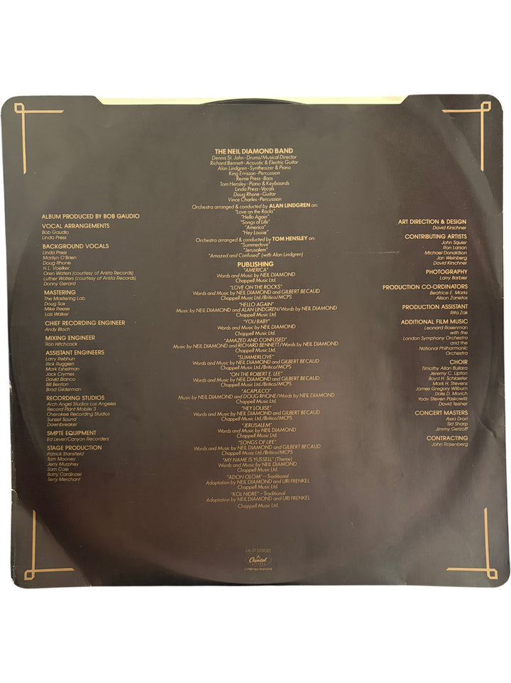 Neil Diamond The Jazz Singer Vinyl Album - Good - Think Vintage ltd