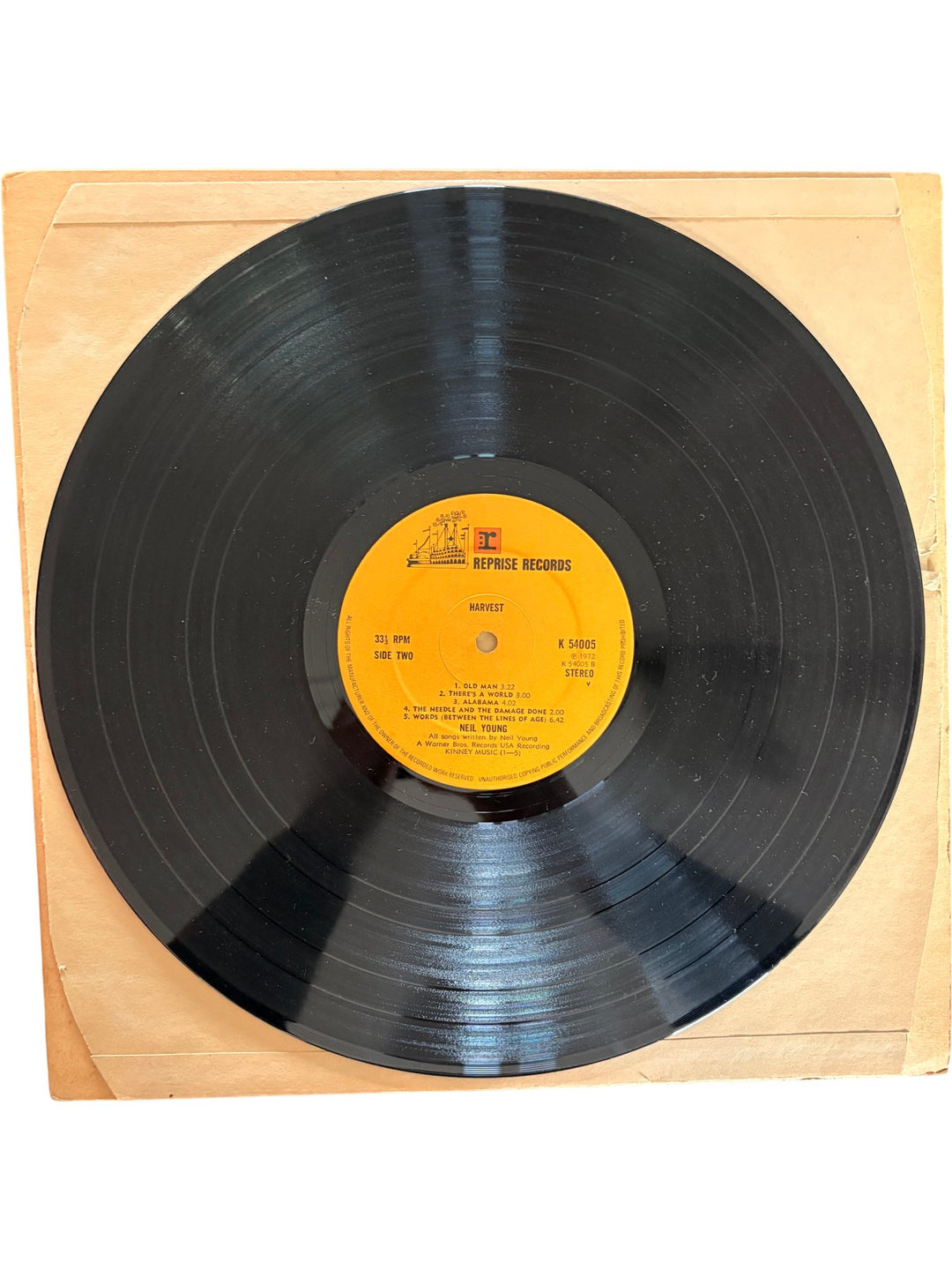 Neil Young Harvest Vinyl Record - Good - Think Vintage ltd