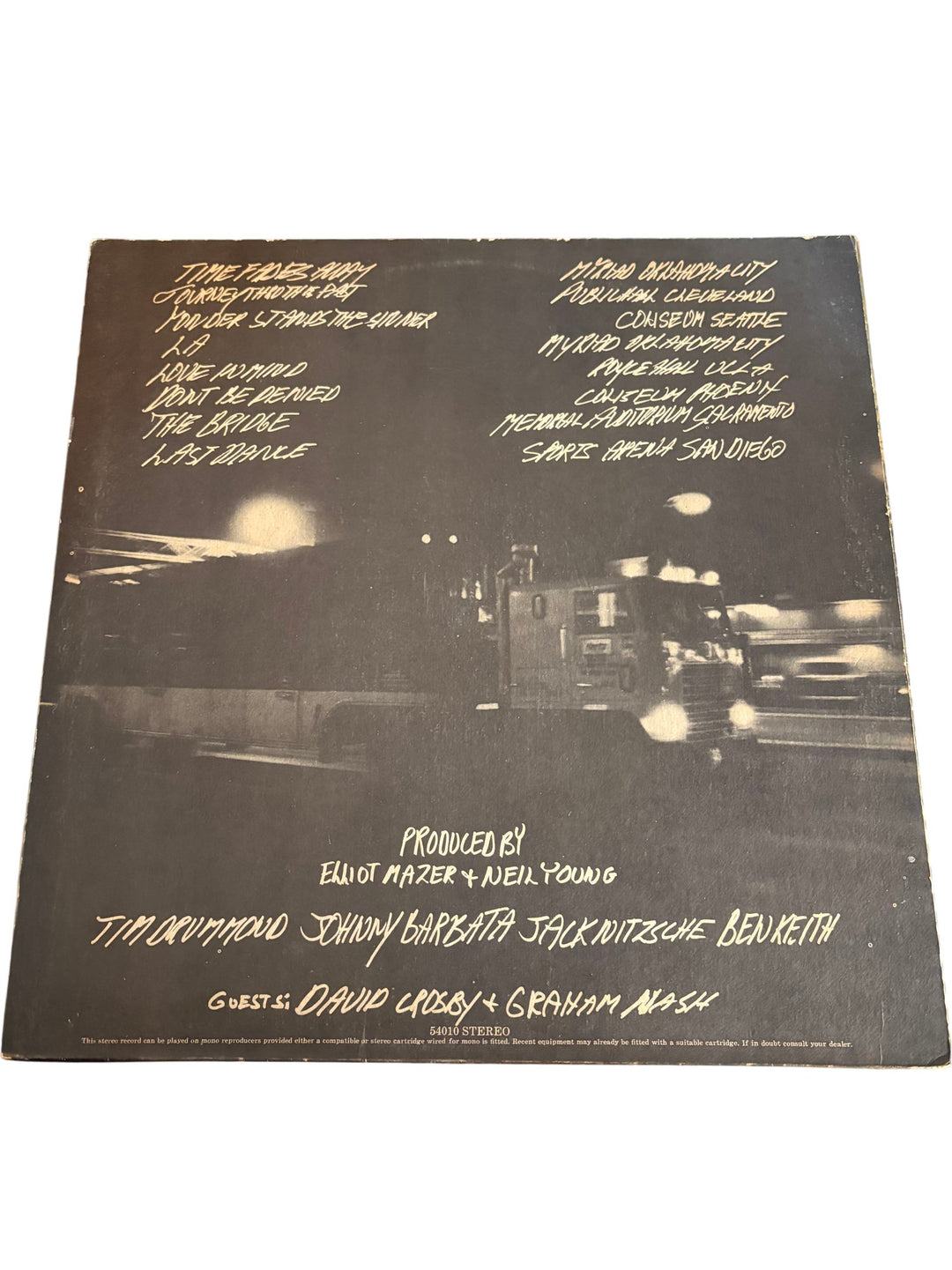 Neil Young Time Fades Away Vinyl LP - Good - Think Vintage ltd