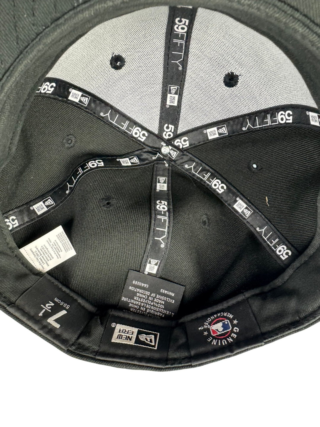 New Era Black 59FIFTY Cap - Think Vintage ltd