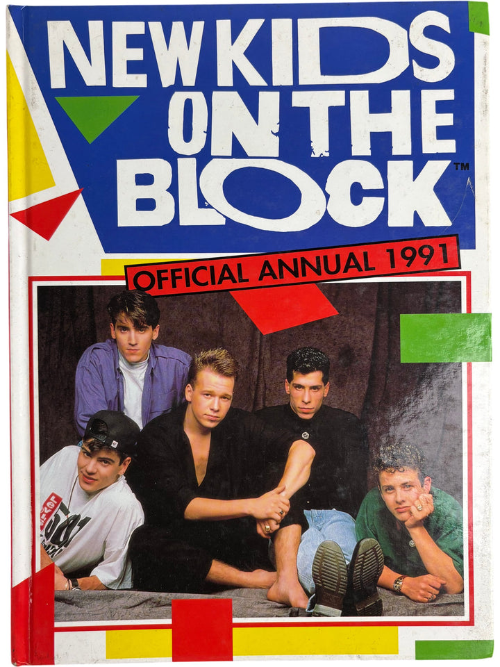 New Kids On The Block Official Annual 1991 Hardcover - Think Vintage