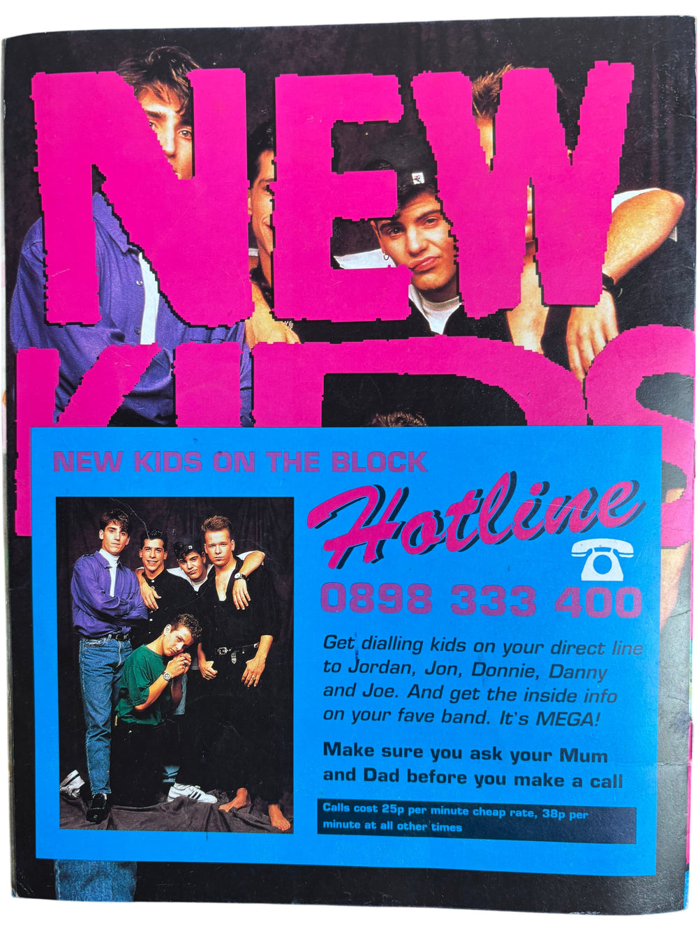 New Kids on the Block The Sun Sticker Album Complete with Poster - Think Vintage